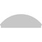 Ekena Millwork Segment Arch Sunburst Architectural Grade PVC Combination Pediment, 76"W x 25-7/8"H x 2-3/4"P PEDPC076X260SEG01 - alternate 6